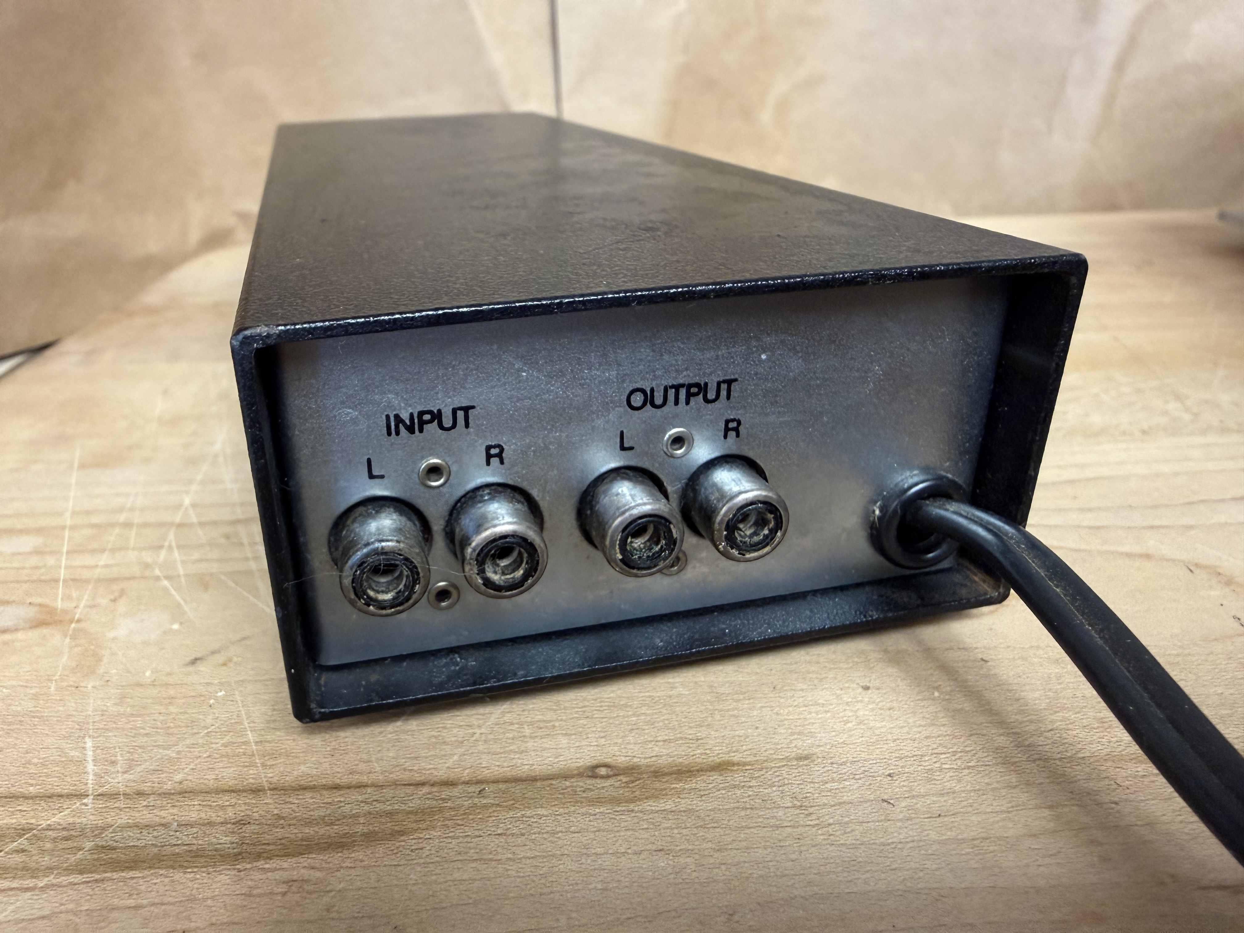 Ortofon MCA-76 Preamp Rear Connections